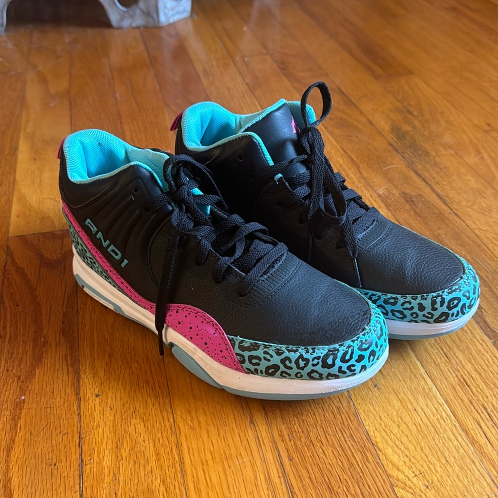 Vintage AND 1 Leopard Print Sneaker